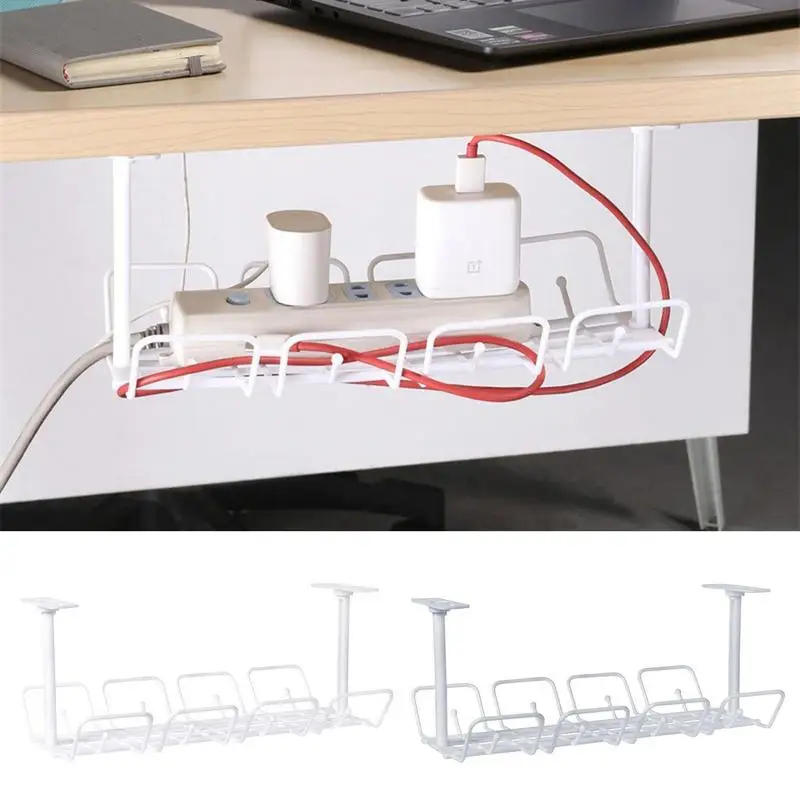 Cord Management Rack Sturdy Cord Management Rack Under Desk Cable Management Tray Perfect For Standing Desk Cord Organizer No