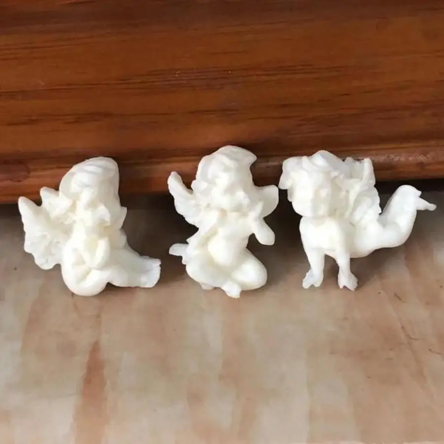 1 Pcs Creative New 3D Baby Angel Silicone Mold Random Color Multifunctional Baking Tool For Cake Fondant Cookie Candy Decoration