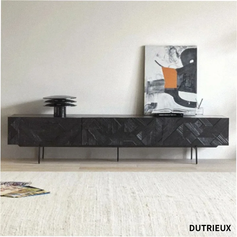 Chinese Living Room Tv Stands Black Design Luxury Modern Shelf Fashion Room Decor Tv Table Save Space Muebles Salon Furniture
