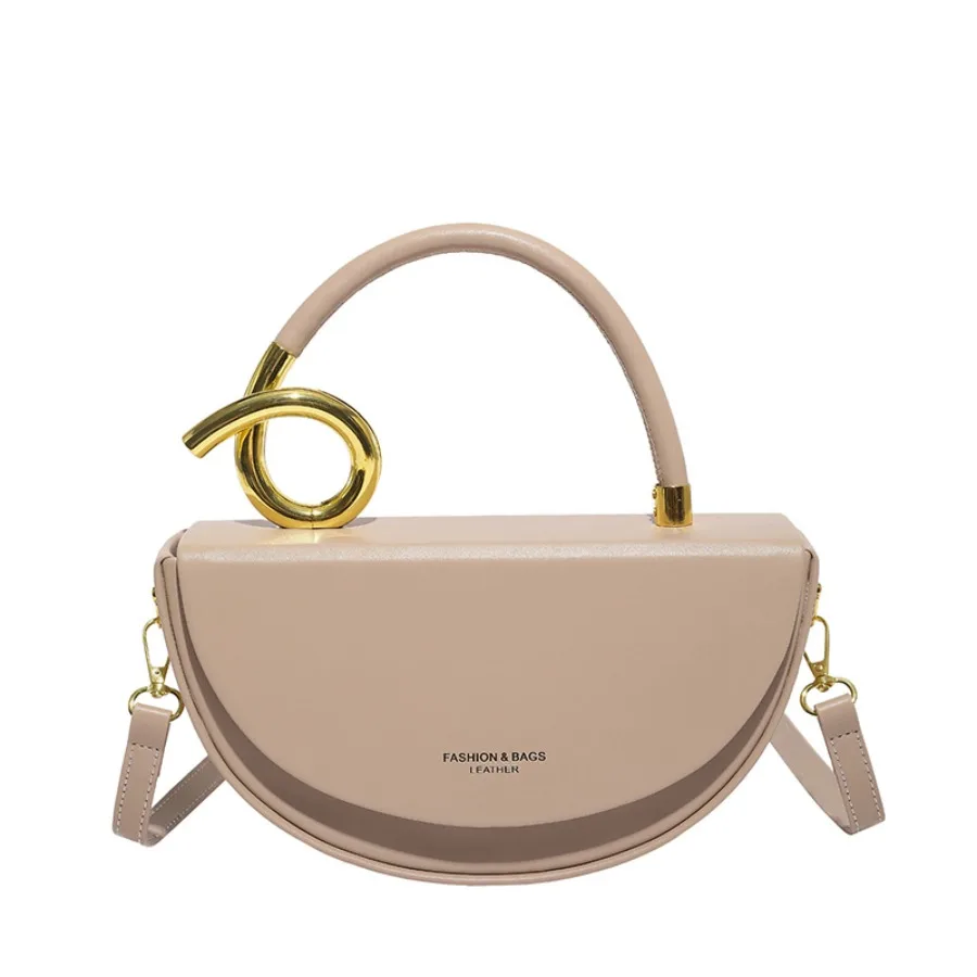 

Autumn/Winter new fashion niche quality elegant bag, retro minimalist crossbody women's bag, high-end underarm saddle bags