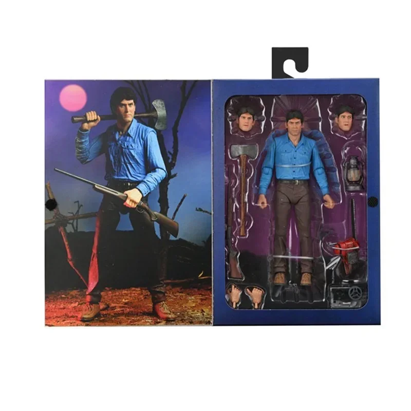 Neca 41971 The Evil Dead 40th Anniversary Edition Ashley J Williams Anime Figure Ash Action Figure Model Statue Toys Kids Gift