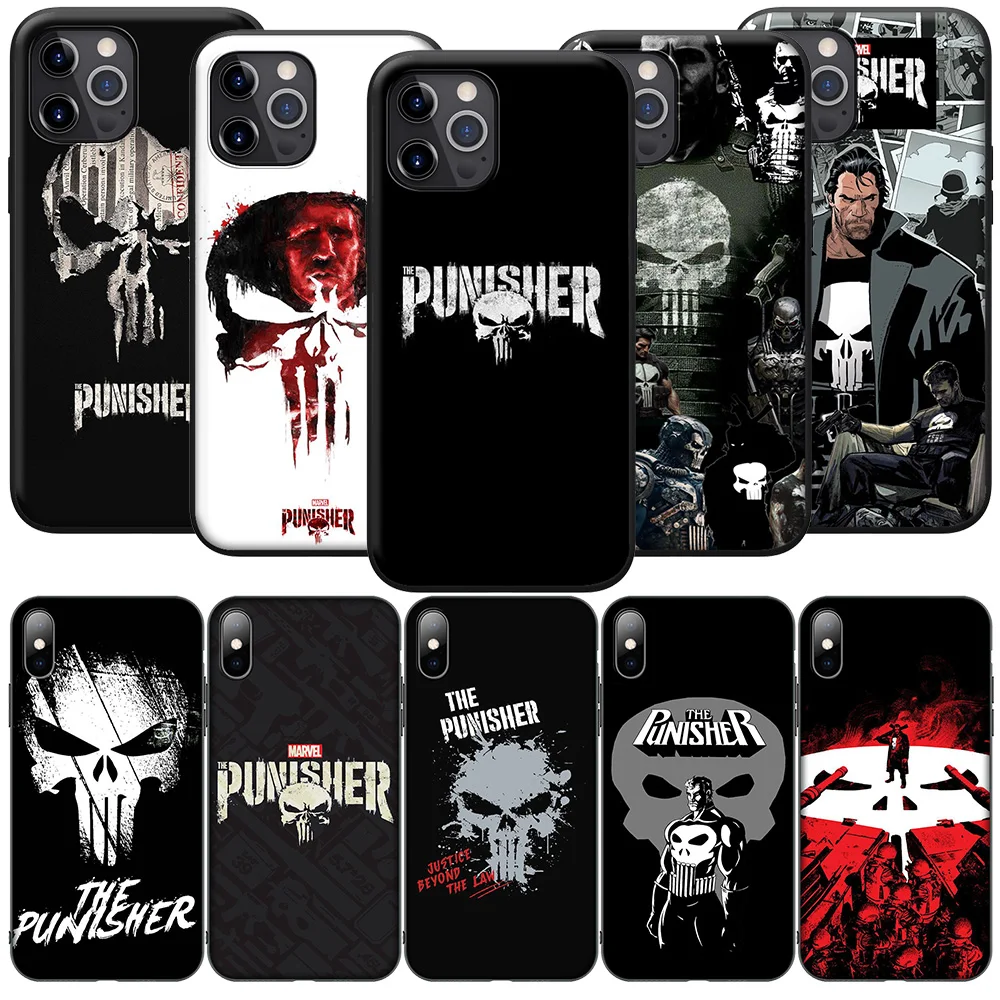 New High-End Phone Case for Xiaomi POCO M6 M5 M4 F5 X6 C65 C55 C50 C51 C40  X4 Pro JA88 The Punisher Marvel