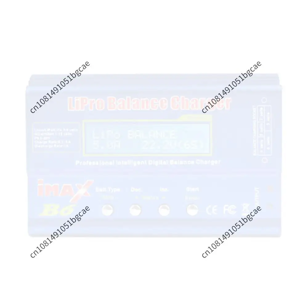 IMAX B6 Lipo Balance Charger LCD Dispaly 80W Aircraft Model Charger Discharge Power 5W 18V 6A for LiPo NiMH NiCd LiFe Pb Battery