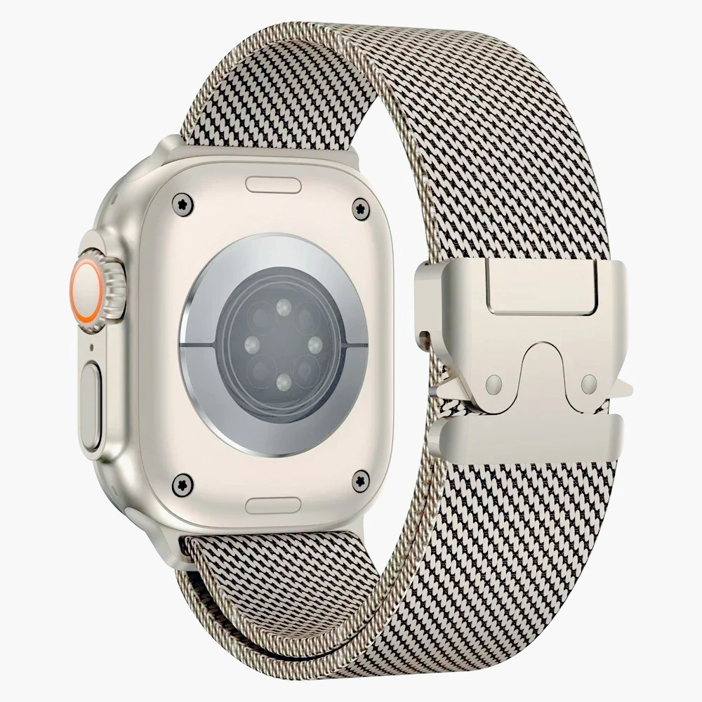 Milanese Loop Strap For Apple Watch Band Ultra 2 49mm 46mm 45mm 44mm 42mm Stainless Steel Metal for iWatch Series 10 9 8 7 6 5 4