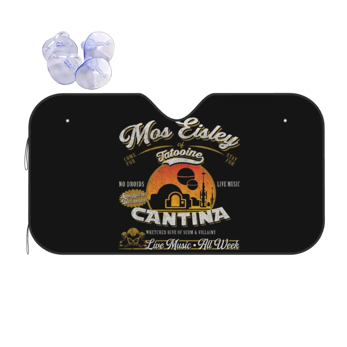

Mos Eisley Cantina Tatooine Dks солнцезащитный козырек на лобовое стекло автомобиля, солнцезащитный козырек, аксессуары, чехлы