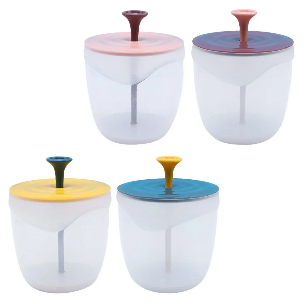 4 pçs viagem portátil borbulhador facial rico delicado dispositivo de limpeza de bolhas durável material pp fácil transportar presente borbulhador facial