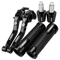 Motorcycle Accessories Handgrips Extendable Brake Clutch Levers Handlebar Grips Ends For YAMAHA XT660 XT 660 R XT660R 2004 -2023