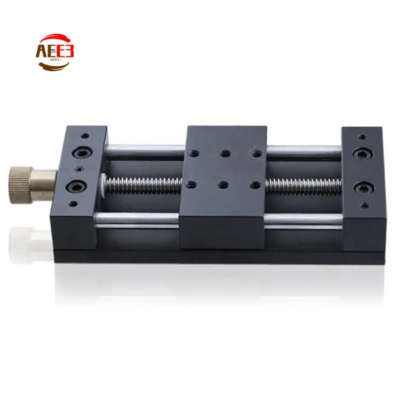 

AEE3-ручной направляющий стол, линейная направляющая, платформа из алюминиевого сплава, перекрестный ремень, нижняя пластина, ручной направляющий стол, прочный направляющий стол