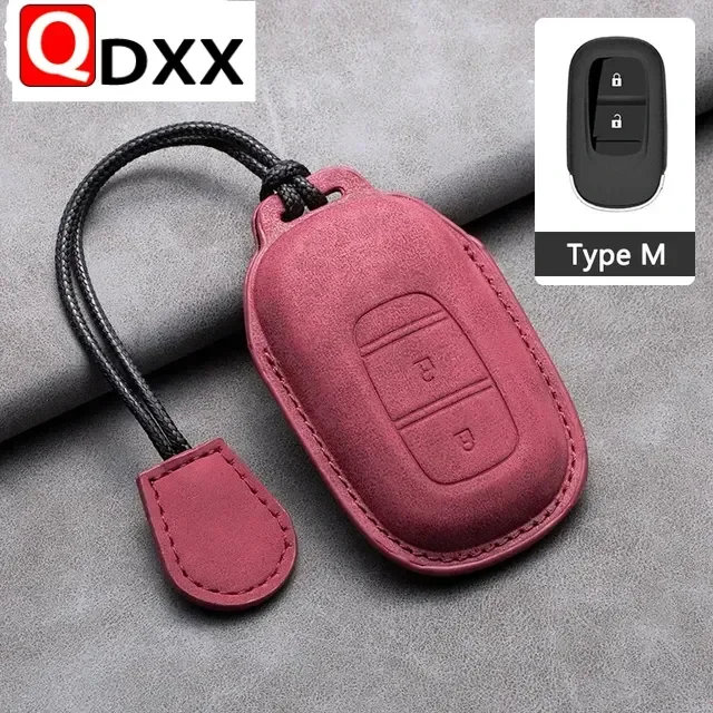 

For Honda Civic 11th Gen Accord Vezel Freed Pilot CRV 2021 2022 2023 Accessories Sheepskin Car Smart Key Case Cover Remote Shell
