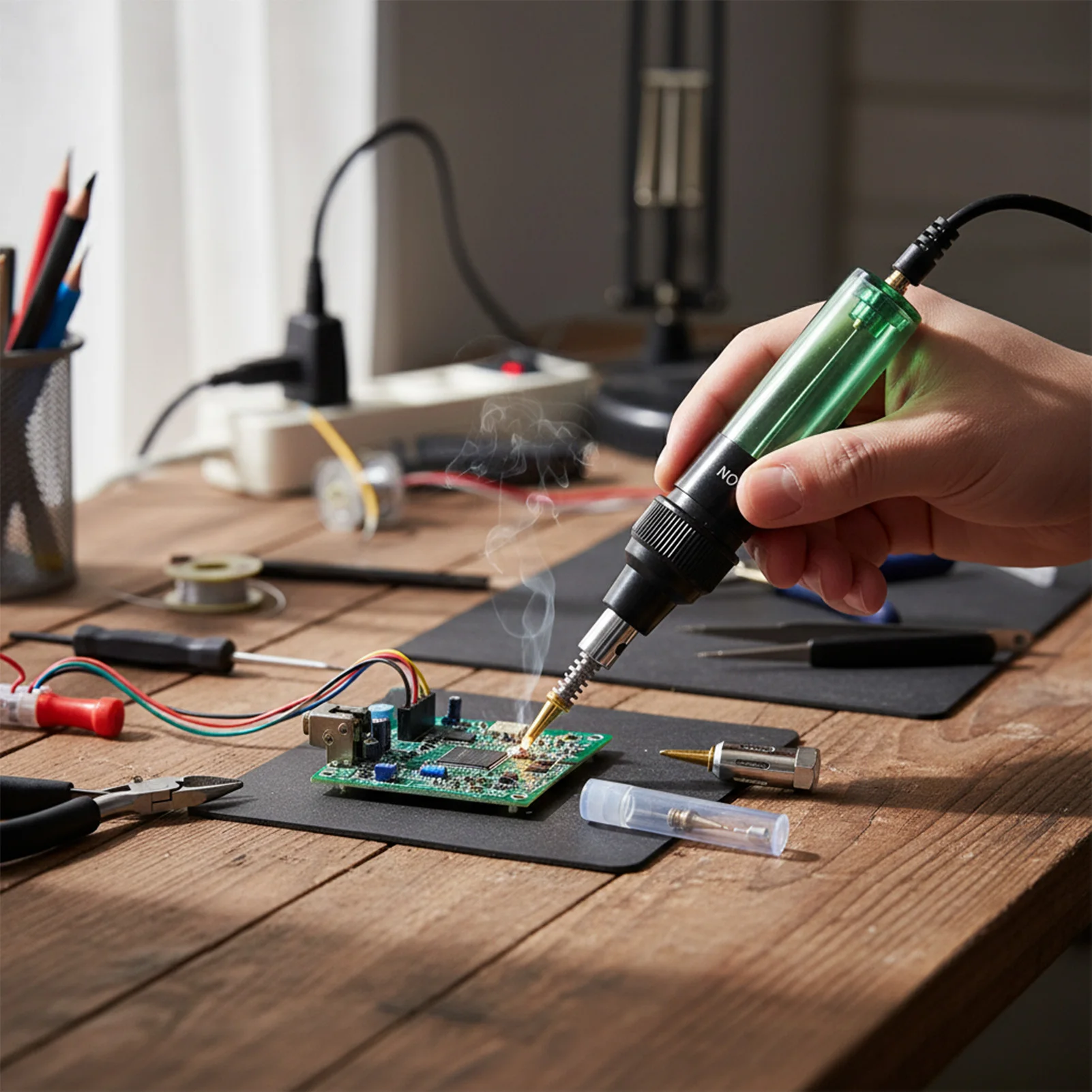 Butane Soldering Iron Wireless Soldering Tool for Home Welding Repair Electronics Maintenance Kit Durable Lightweight Tool
