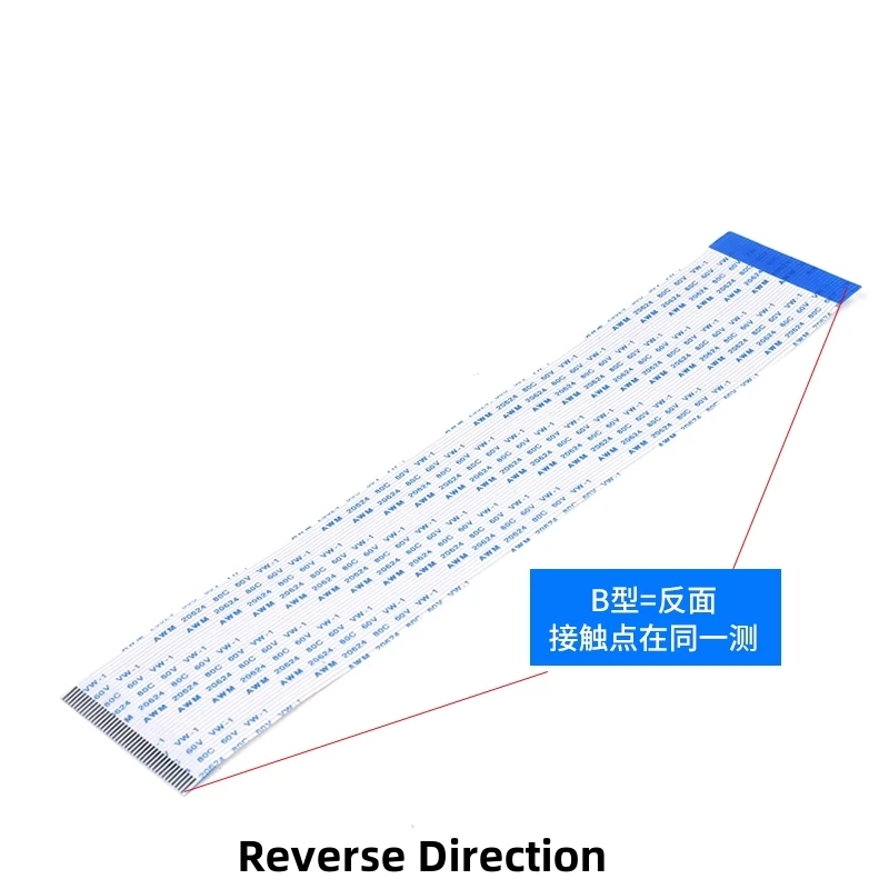 20PCS FFC 37PIN 1.0mm space between Length 500mm Reverse Direction