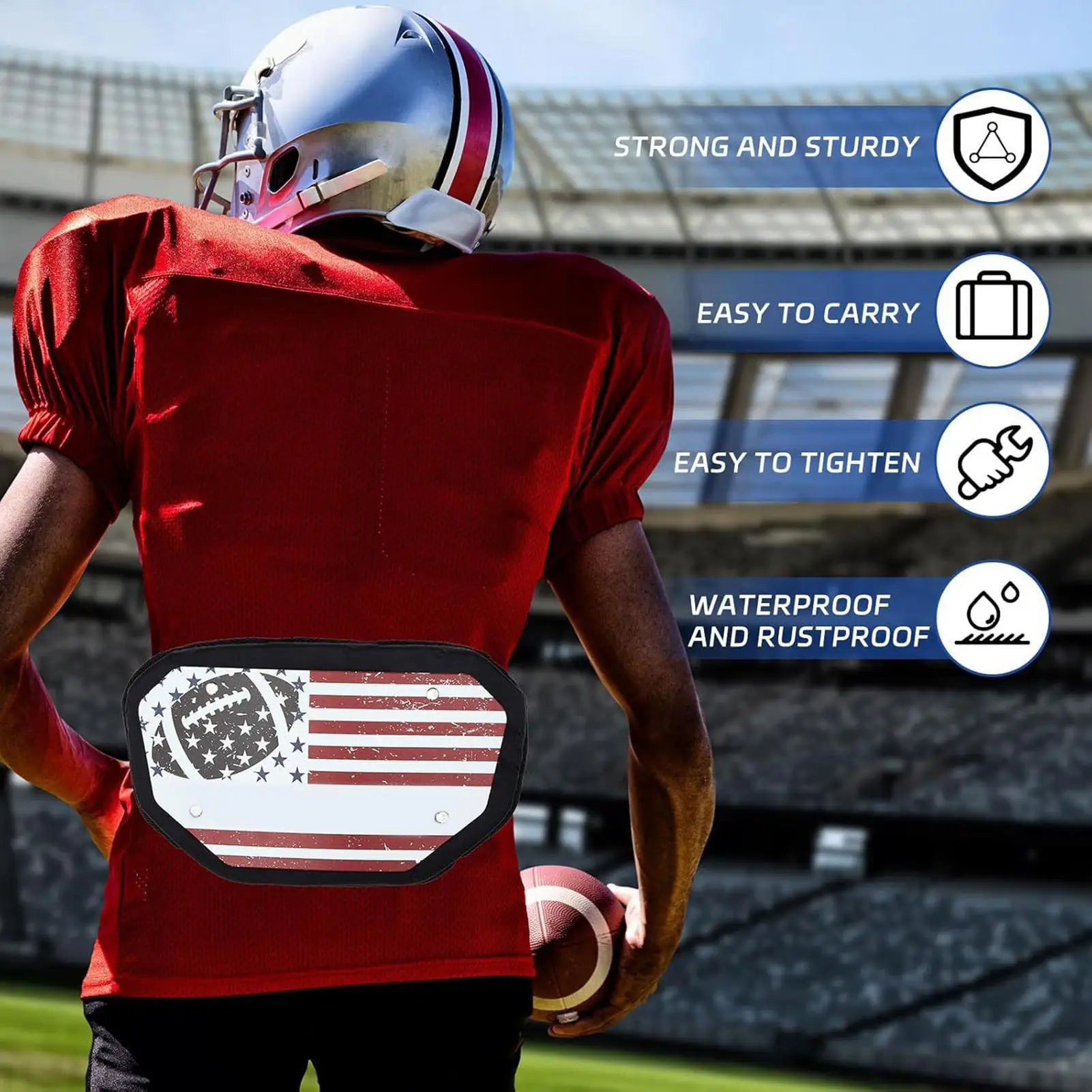 Football Back Plate Screws Sports Gear Screws Hardware Soccer Backplate Parts For Battle Practice Training Match Gym Court