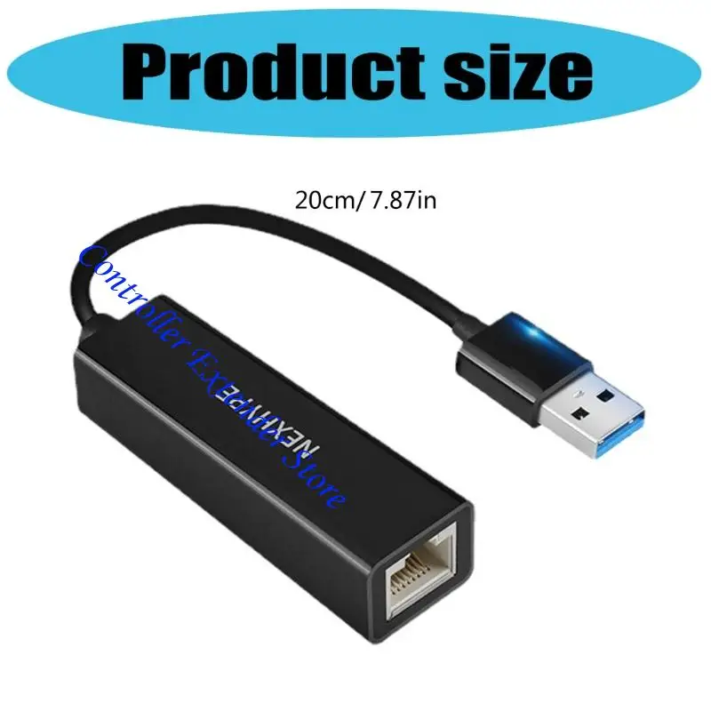 N84B Пластиковые USB3.0 в RJ45 Ethernet Port Converters поддерживает для систем