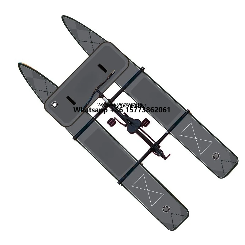 

Легкий портативный надувной водный велосипед без двигателя с карманом для хранения для активного отдыха на природе