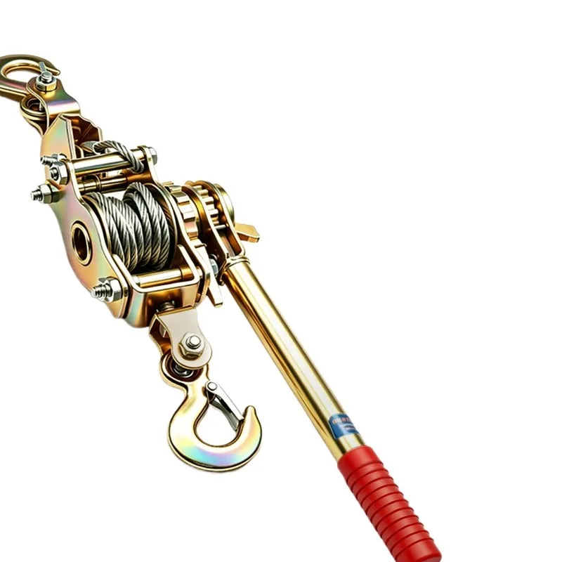 FOR Strong Tension Hand Winch Tool Double Hook Tightener Double Ratchet Tightener Wire Rope Tensioner