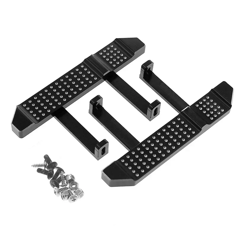 Controle deslizante de placa lateral de pedal de metal para MN D90 D91 D99S MN90 MN99S 1/12 RC Car Upgrade Parts Acessórios