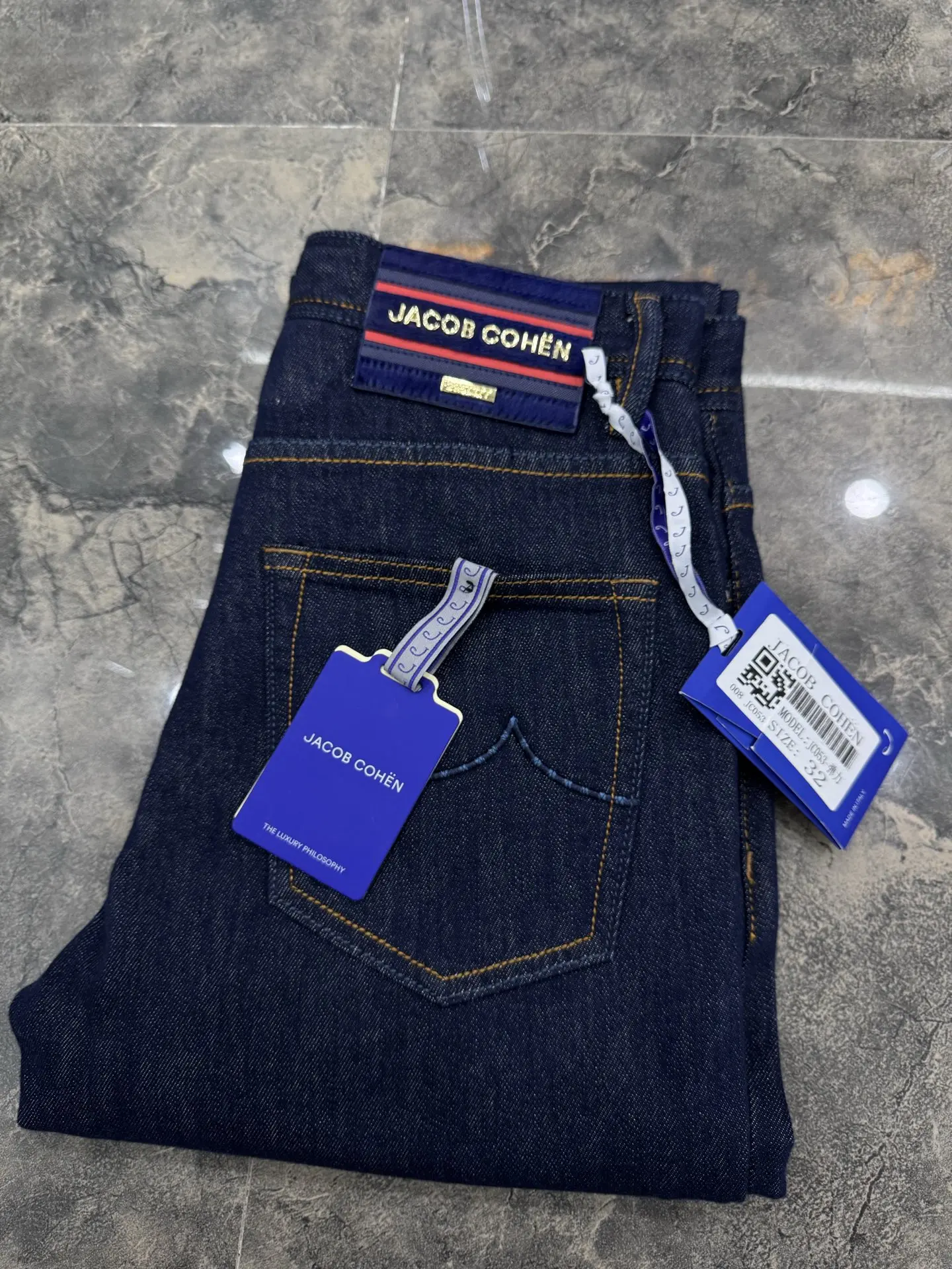 OECHSLI Jeans Thin Cotton Men 2026 Spring Summer new outdoors casual zipper embroidery comfortable straight Big size 29-40 Pants