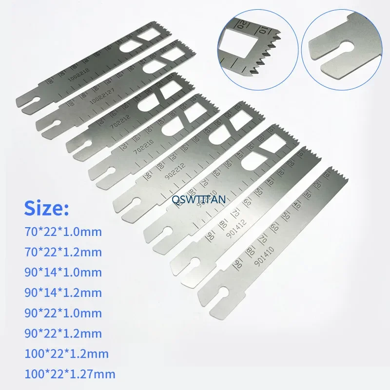 شفرات منشار العظام شفرات كبيرة شفرات منشار متأرجحة كبيرة ماركة bojin شفرة جراحة العظام أدوات تقويم العظام #6