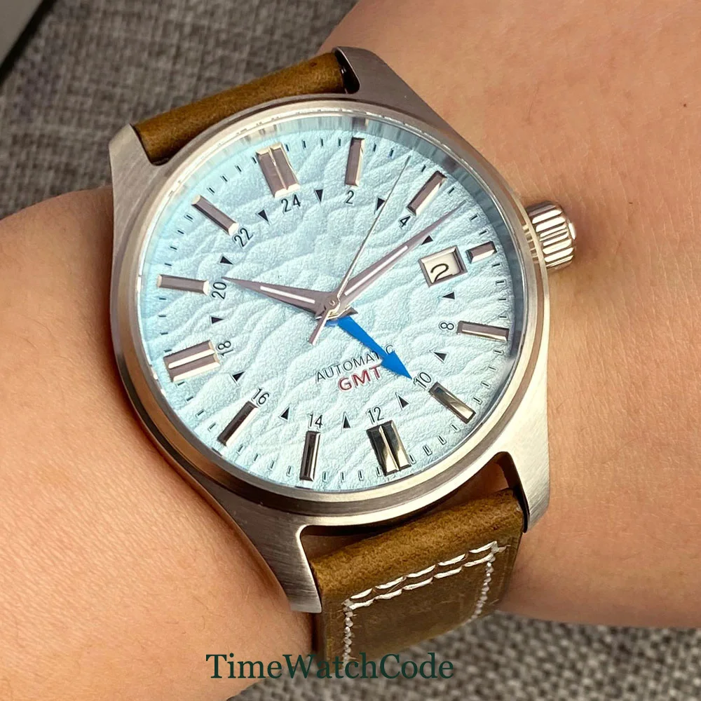 Tandorio GMT Automatic Mechanical Watch for Men NH34A Diving