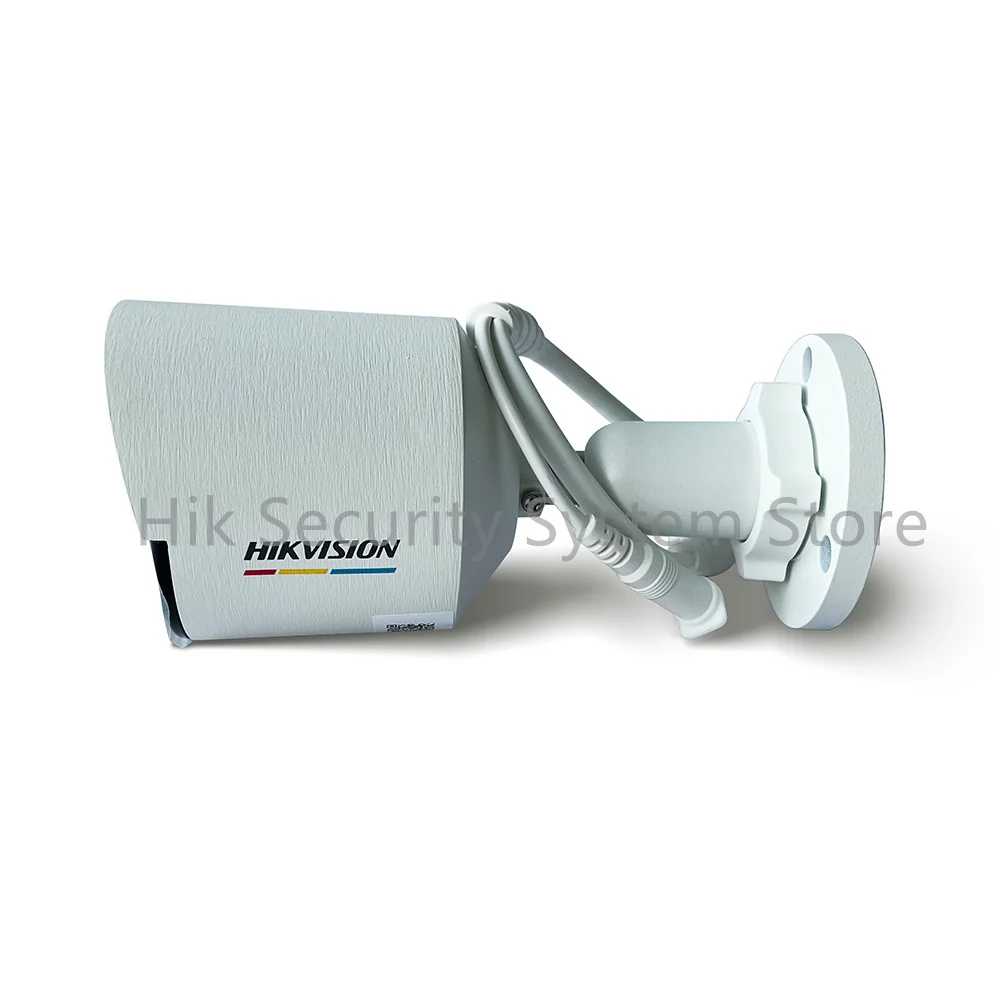 Imagem -02 - Hikvision-câmera Bullet Ds2cd3027g2e-luf 2mp Cor Cheia Detecção de Veículo Humano Microfone Embutido Rede ao ar Livre ip