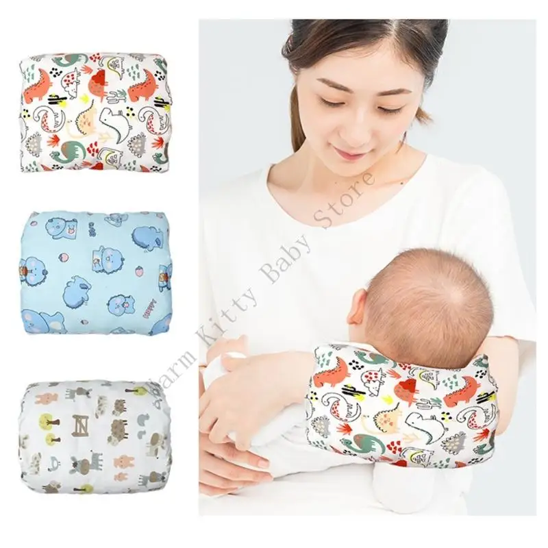 

XXFE Double Sided Nursing Arm Pillow Cotton & Polyester For Comfortable Breastfeeding Support Feature Cooling Fabric