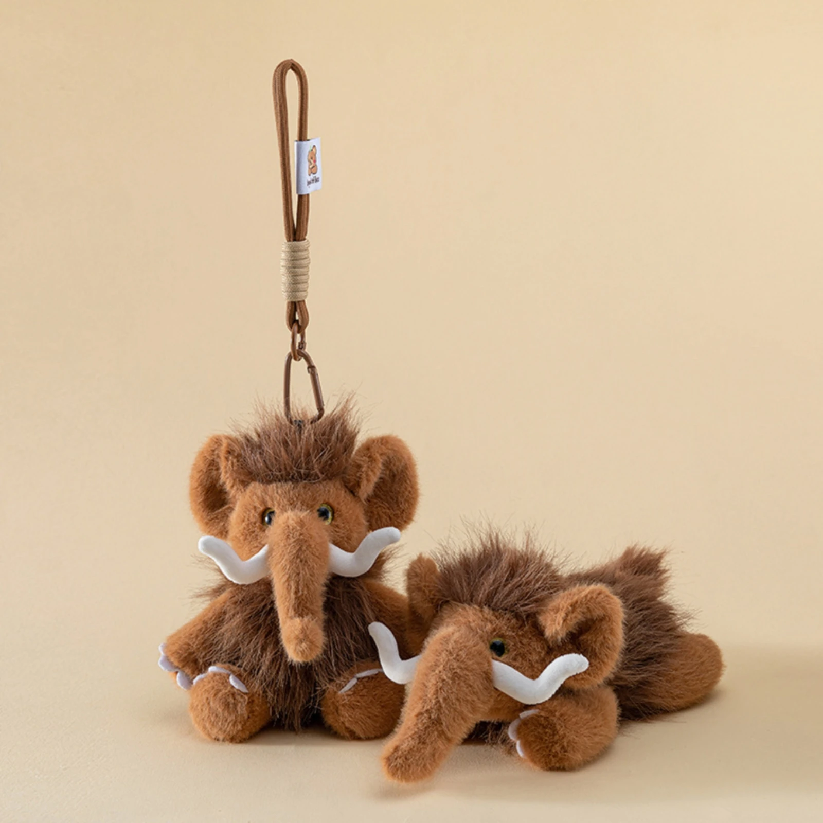 Woolly Stuffed Toy Cuddly Woolly Stuffed Animal Stuffed Pendant with Clip Portable Squeezable for Children, Backpacks, Keyrings