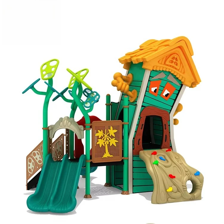 Children Play Games Sports Children's Commercial Plastic Slide Equipment Kids Outdoor Playground