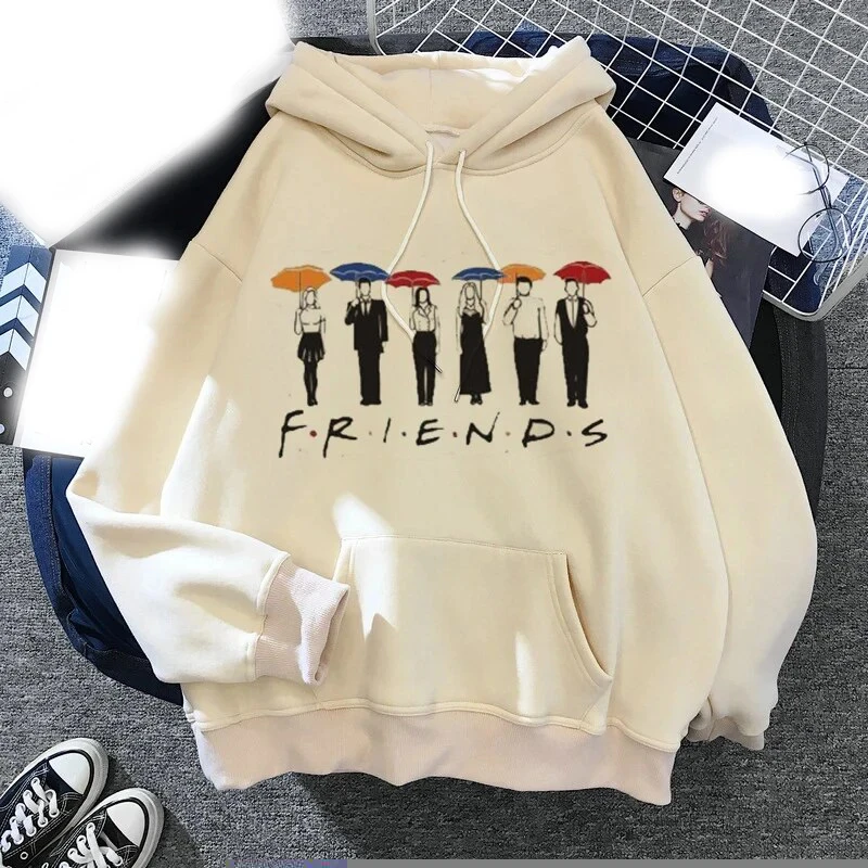 Friends Tv Show Hoodies Funny Cartoon Printed Men Woman Fashion Hoodie Hooded Sweatshirts Pullovers Unisex Tracksuits Clothing