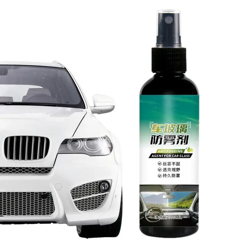 

Car Defogger Spray 100ml Anti-Fog Coating Windshield Defogger Spray Rainproof Agent For Easy Cleaning And Fog-Free Driving