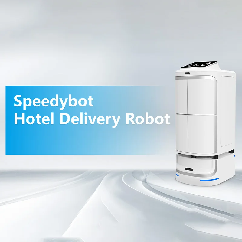 Autonomous Hotel Delivery Robot 100kg Payload LiDAR Navigation Elevator Access Auto Charge Cross Floor IP65 Waiter for Room