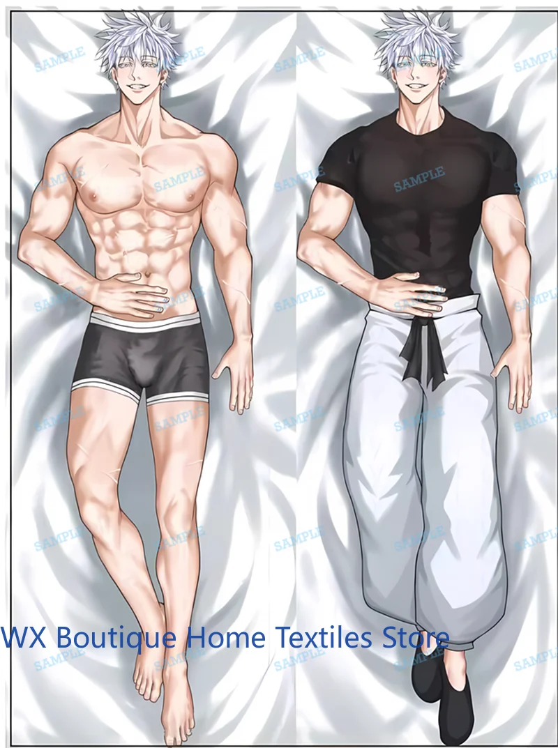 

Аниме Jujutsu Phantom Parade Kaisen Gojo Satoru Косплэй наволочка для тела мужской чехол Dakimakura постельные принадлежности