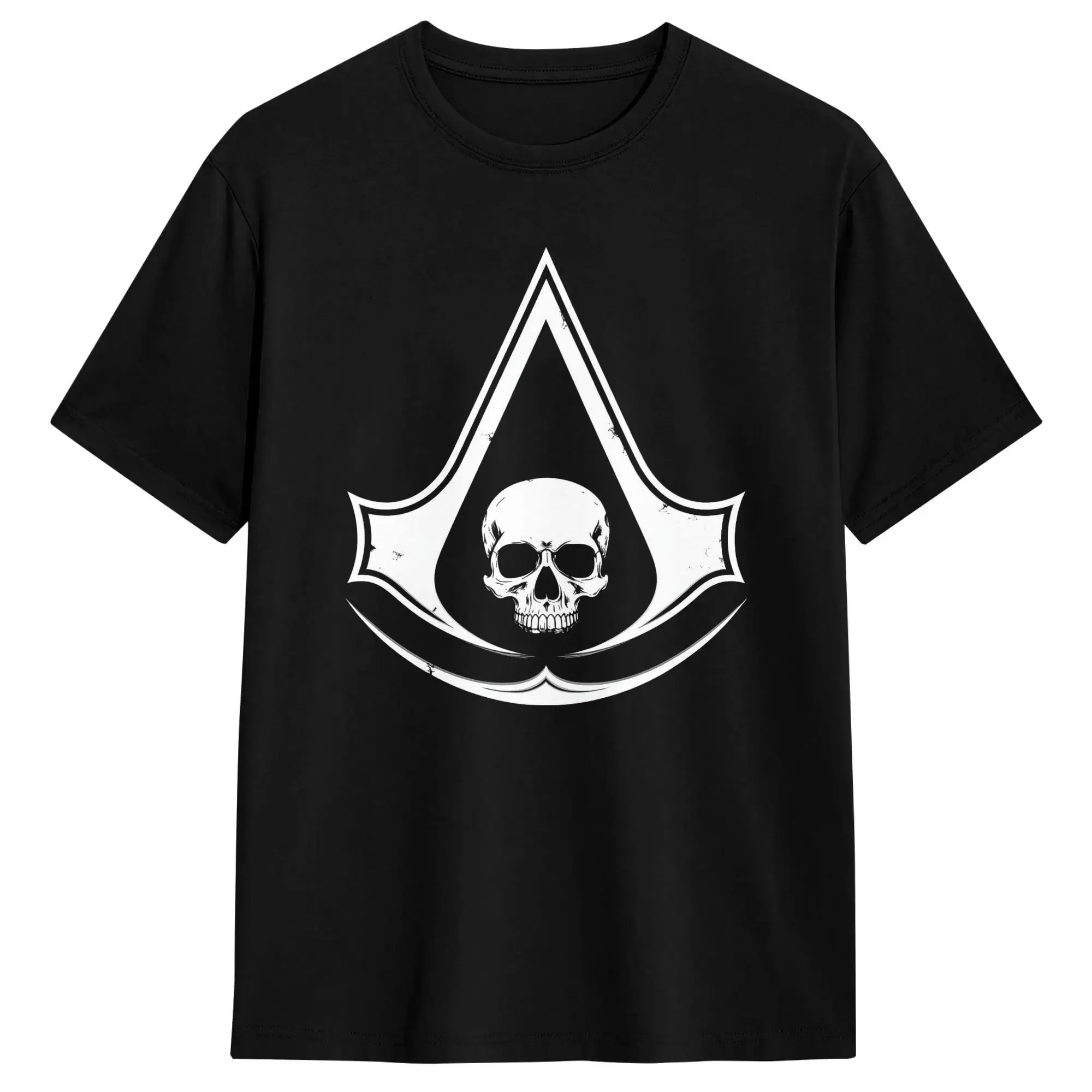 Assassins Creed T-Shirt Beach  Cotton T Shirts For Male Print Tee Shirt Short Sleeves Vintage Tops