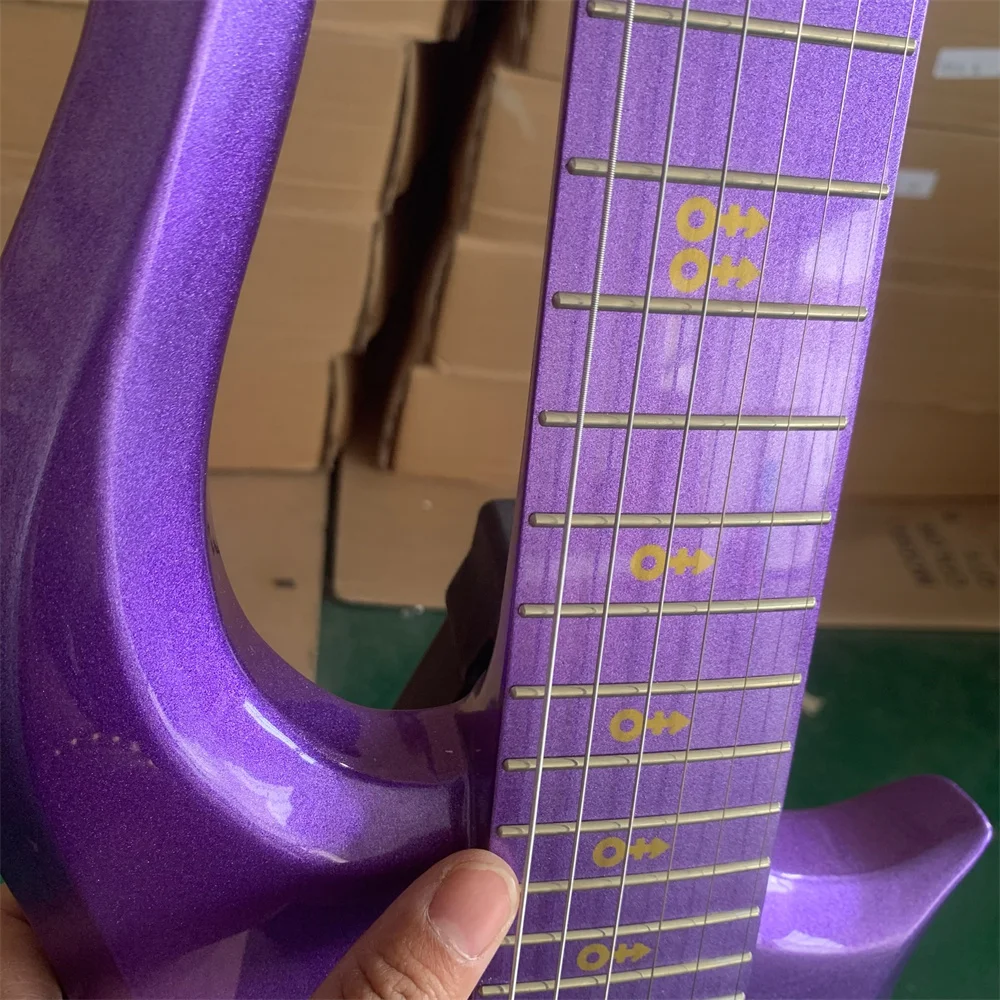 Purple Prince Cloud electric guitar, gold hardware, mahogany xylophone body, available from stock, free shipping now guitars