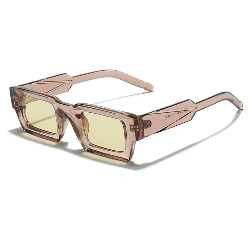 

New Luxury Glamour Square Sunglasses for Women and Men Designer Casual Style Glasses Square Stylish Trend Eyewear UV400