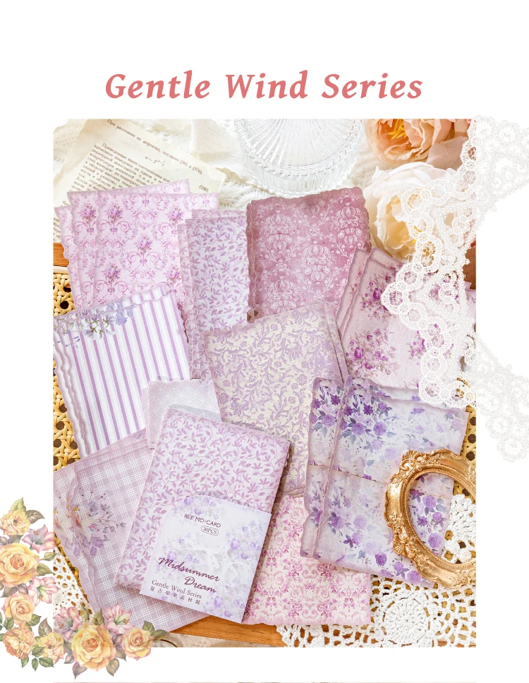 30 Teile/paket Sanfte Wind Serie Scrapbooking Dekorative Papier Material Perfekt für Collage Journaling Handwerk Diy Liefert – Detail 10