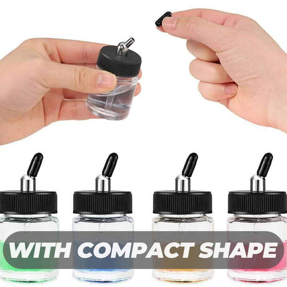 20 Pcs Insulated Water Bottle Airbrush Accessories Can Lids Universal Cap Portable Black Replacement