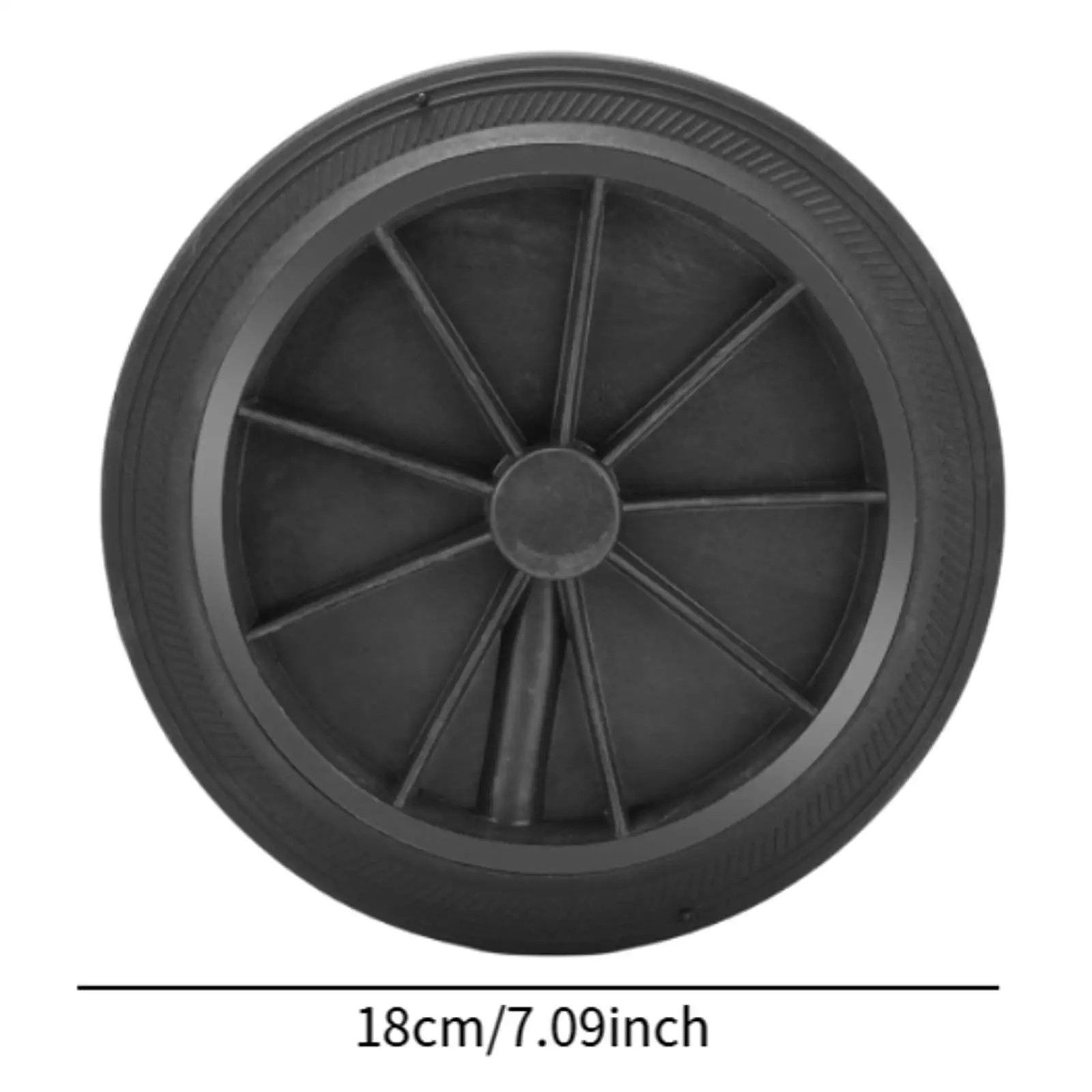 2 Pieces Trash Garbage Bin Wheel Heavy Duty Replacement Garbage Can Pulley