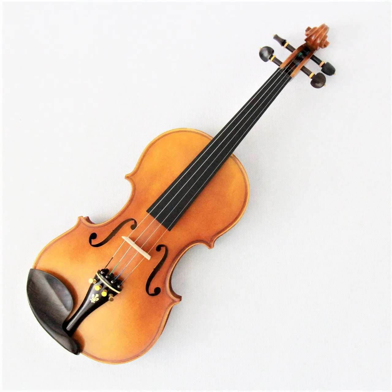 

Professional Full Size European Violin 4/4 High Quality Handmade Violin with Flame Maple Back Includes Case