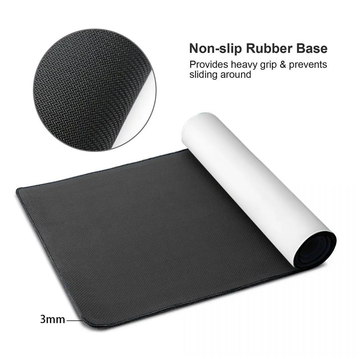 Fluffy Rock Hyrax Awawa Alas Mouse Besar Keyboard Komputer Alas Mouse Gamer PC Alas Meja Laptop Aksesori Kantor Alas Meja