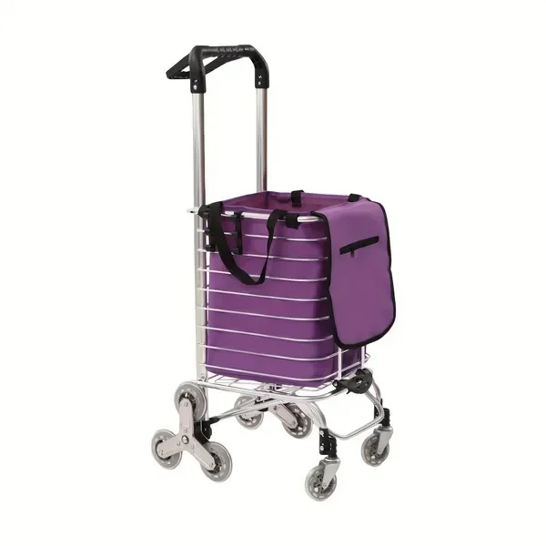 

Складная тележка для покупок со съемным вкладышем, грузоподъемность 89 фунтов, 360 ° Поворотные колеса - усиленные, для тяжелых условий эксплуатации