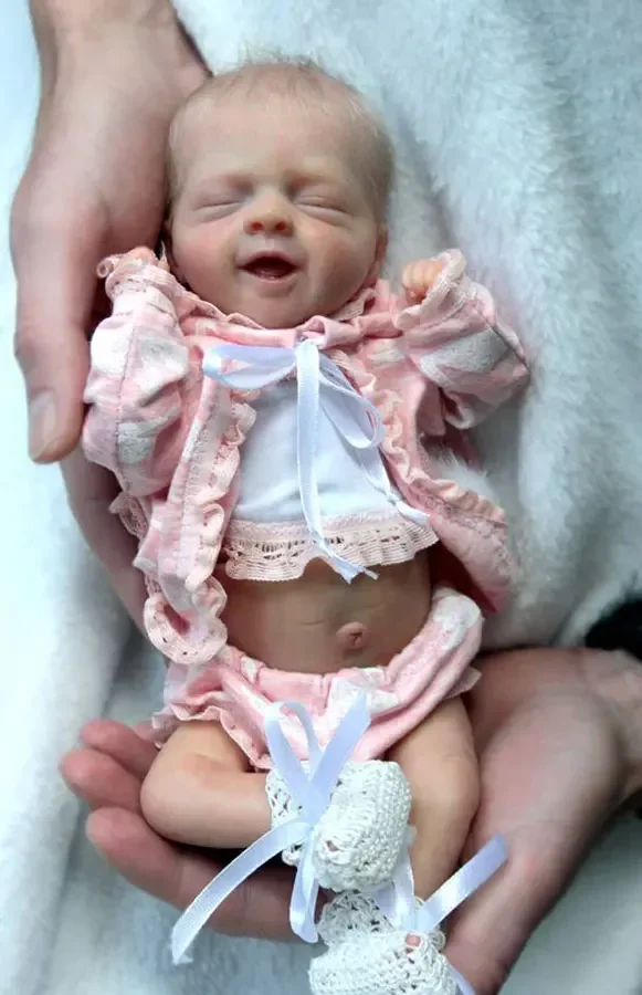 11inch Salia Reborn Doll Kit with Signature Unfinished Mini Doll Parts Reborn Blank Doll Kit with Body and Eyes