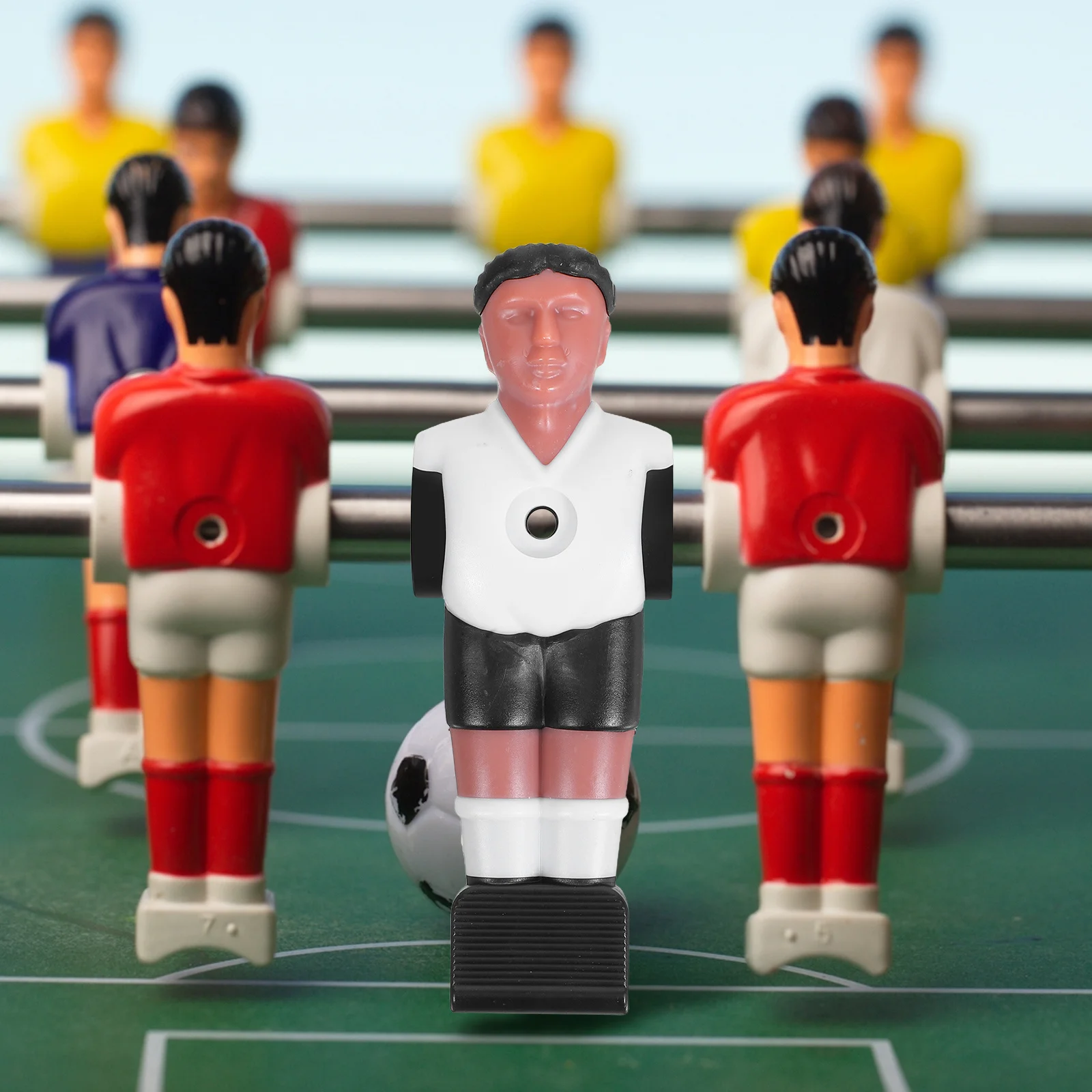 11pcs Table Soccer Player Set Replacement Foosball Men Durable Plastic Smooth Coating For Tournament Family Gathering Mini