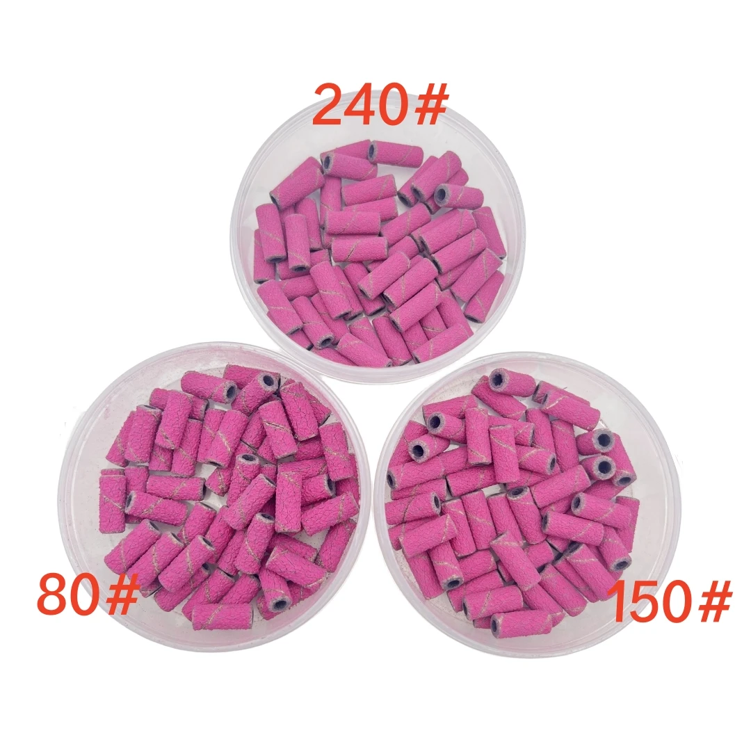 Popularny zestaw mini frezów do paznokci: pierścień szlifierski, wałek szlifierski, rdzeń, do naprawy i usuwania paznokci, głowica polerska 3.1mm