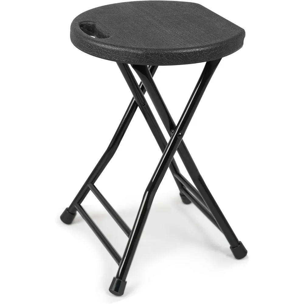 

Folding Stool with Handle, Folding Chair,Folding Bar Stool with Non-Slip Feet,600 lbs Capacity,Indoor and Outdoor Foldable Stool