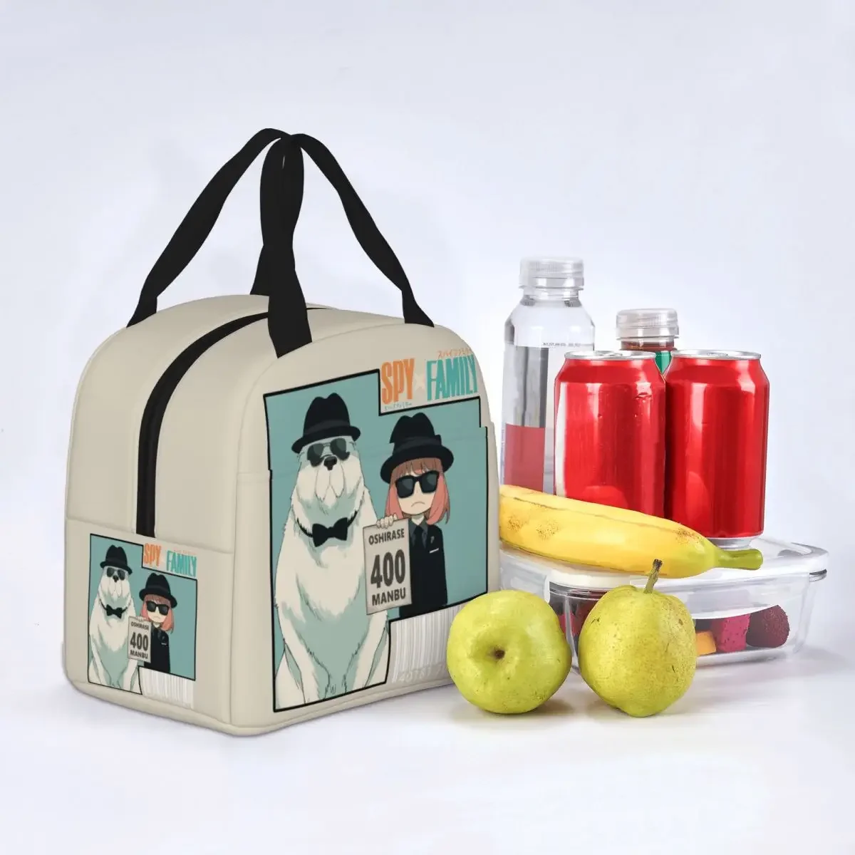 SPY X FAMILY Anya Insulated Lunch Bag Thermal Bag Lunch Container Spy X Family Anime Leakproof Tote Lunch Box Picnic