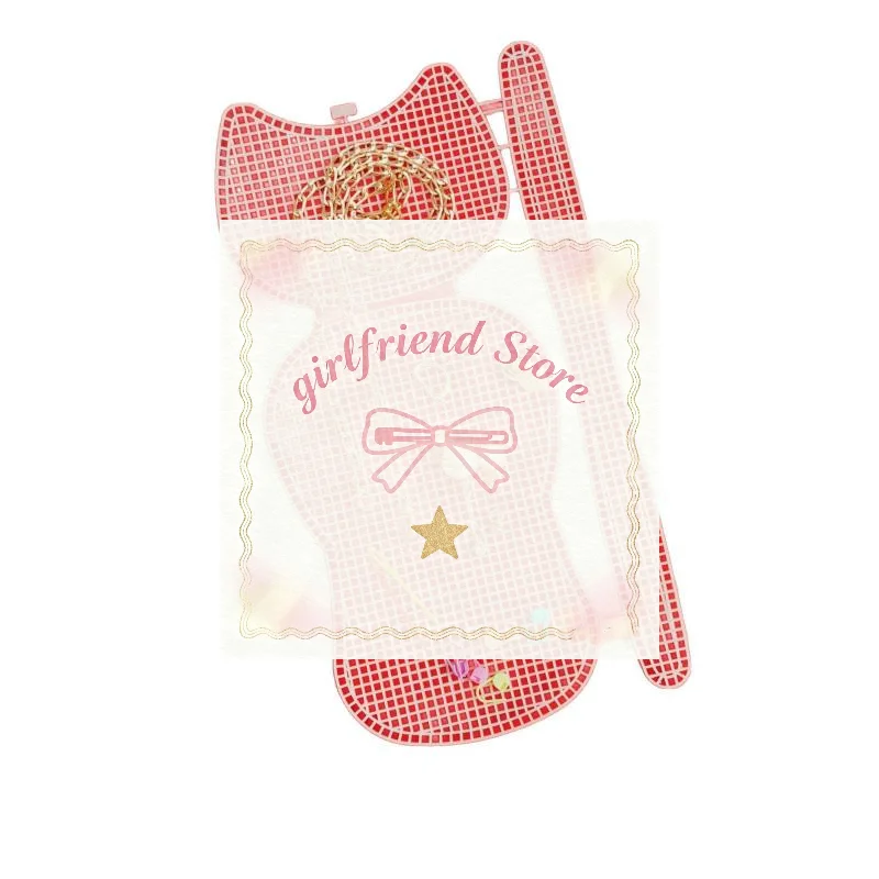 

Набор сумок для вязания крючком «сделай сам», сетчатые пластиковые холщовые листы, набор лент для рукоделия, сумки на плечо, аксессуары, инструмент с вязанием