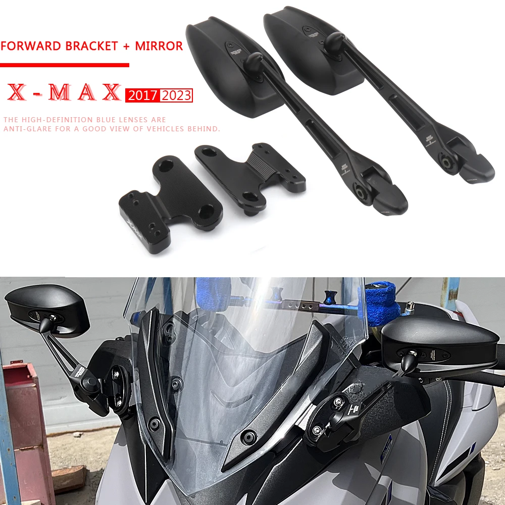 

2017-2023 X-MAX 300 X-Max300 Motorcycle Accessories Forward Moving Bracket Kit Rearview Mirror For YAMAHA X-MAX 300 XMAX300