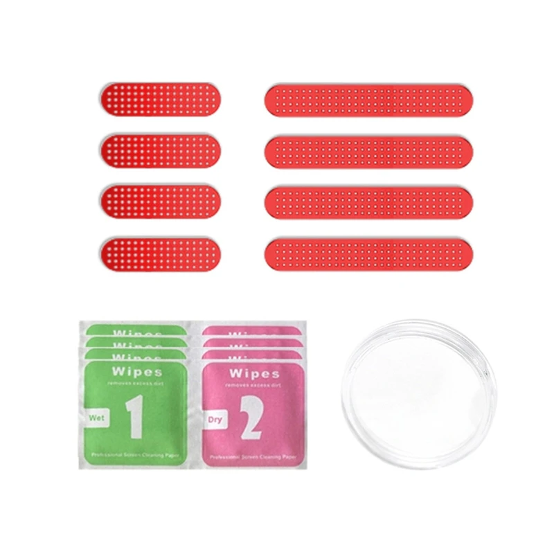 2024 New 8Pcs Universal Metal Phone Speaker Anti Dust Mesh Sticker for iphone 13 12 11Pro