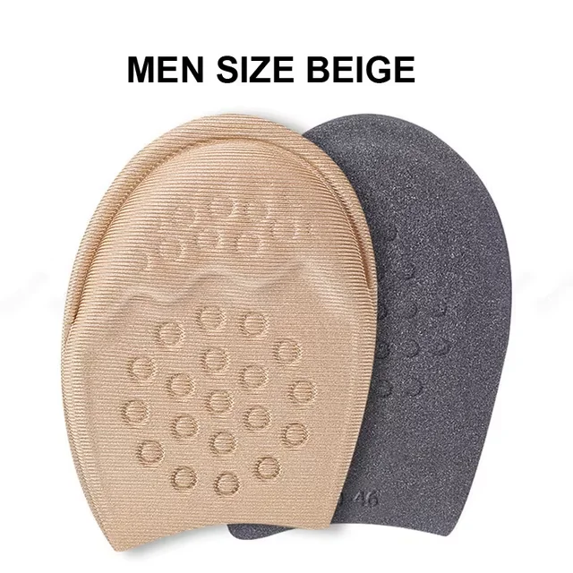 Voorvoet Pads voor Vrouwen Hoge Hakken Halve Inlegzolen Voorvoet Antislip Pijnbestrijding Insert Schoenmaat Verminderen Vulmiddel voor Te Grote Schoenen
