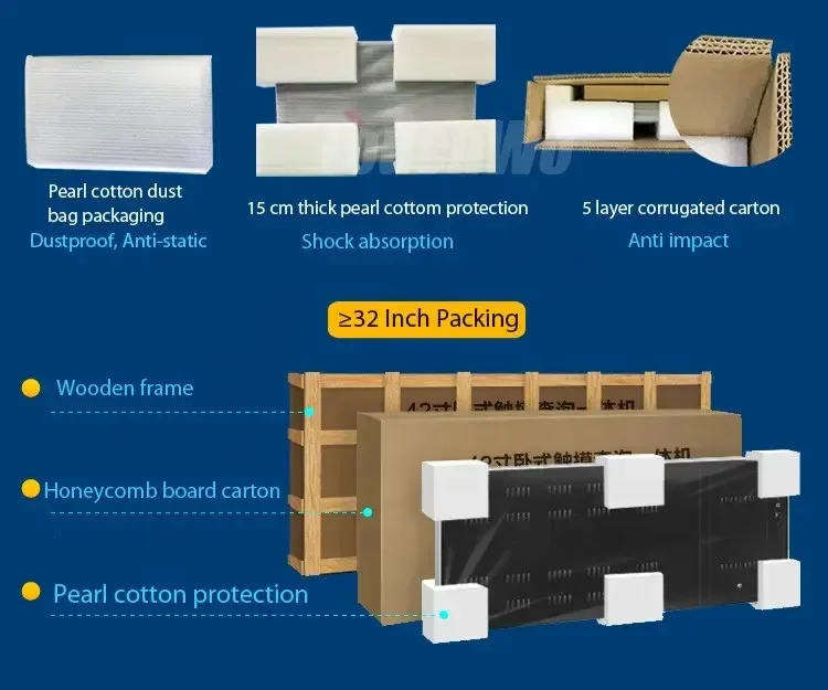 أفضل بيع 32 بوصة التجارية المنقولة LCD كشك المحمولة الإعلان الطوطم شاشة تعمل باللمس IP65 لأرضية المصعد الدائمة